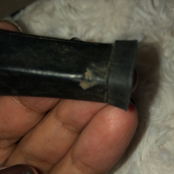 Paul green black leather heels with Velcro ankle strap size 7 - Picture 5 of 10